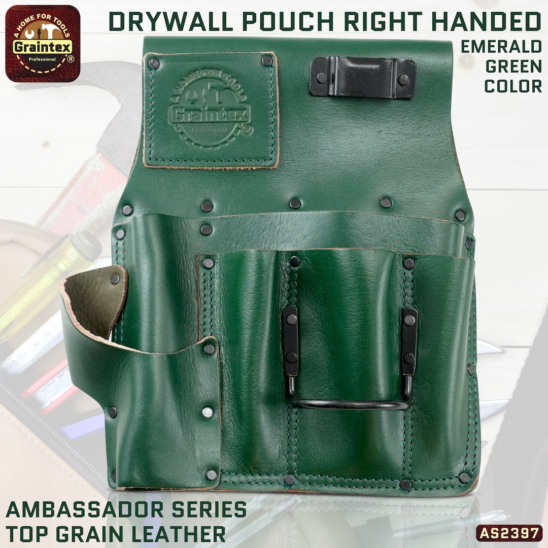 AS2397 :: Drywall Pouch Right Handed Ambassador Series Emerald