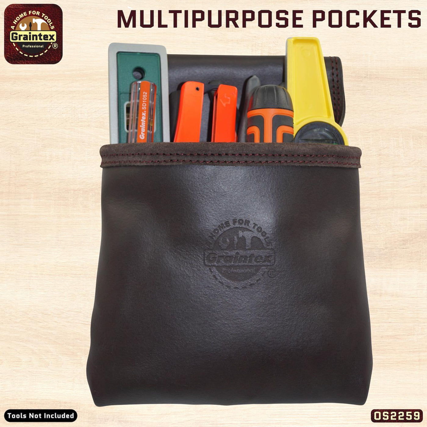 Leather Back Pocket Tool Pouch Klein Tools Leather Electrician