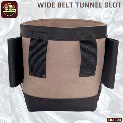 SB2204 :: Heavy Duty Leather Nut & Bolt Bag