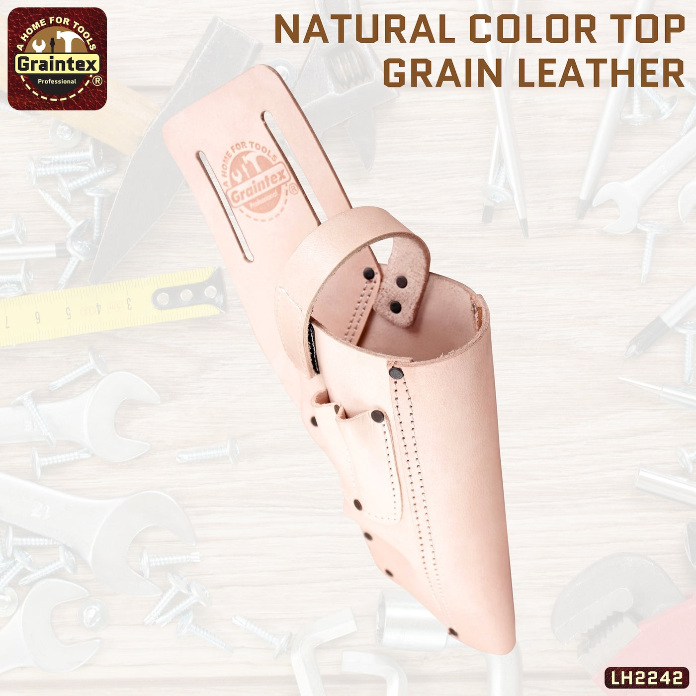 LH2242 :: LEATHER CORDLESS DRILL HOLSTER