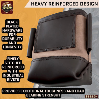 SB2204 :: Nut & Bolt Bag Beige Color Premium Quality Suede Leather