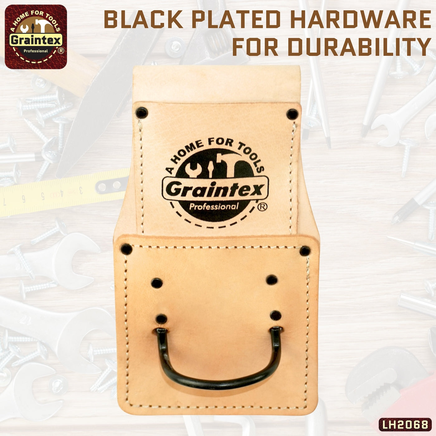 LH2068 :: PROFESSIONAL LEATHER HAMMER HOLDER FIXED