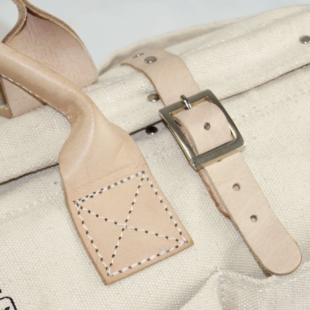 CB2153 :: 24” Mason's Canvas Bag Leather Bottom – Graintex