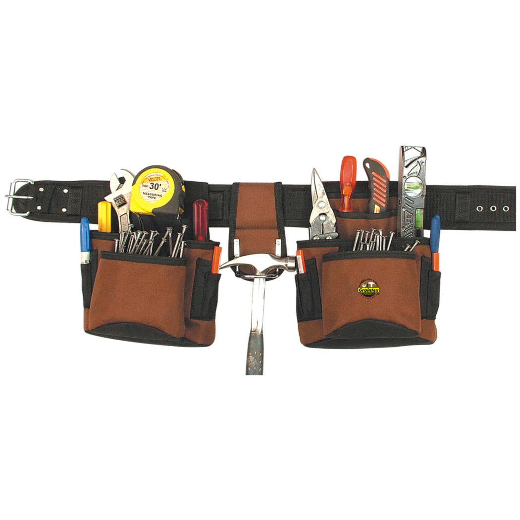 ND1755 :: 18 Pocket Tool Pouch Set 600D Polyester