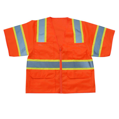 SV1470 :: Class 3 Safety Vest Orange Color (M) Size